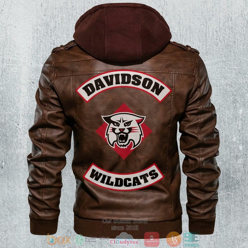 Davidson Wildcats NCAA Football Leather Jacket