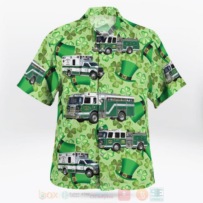 BEST Dayton, Rockingham County, Virginia, Clover Hill Volunteer Fire Company, St Patrick's Day 3D Aloha Shirt 3 BEST Dayton, Rockingham County, Virginia, Clover Hill Volunteer Fire Company, St Patrick's Day 3D Aloha Shirt word3