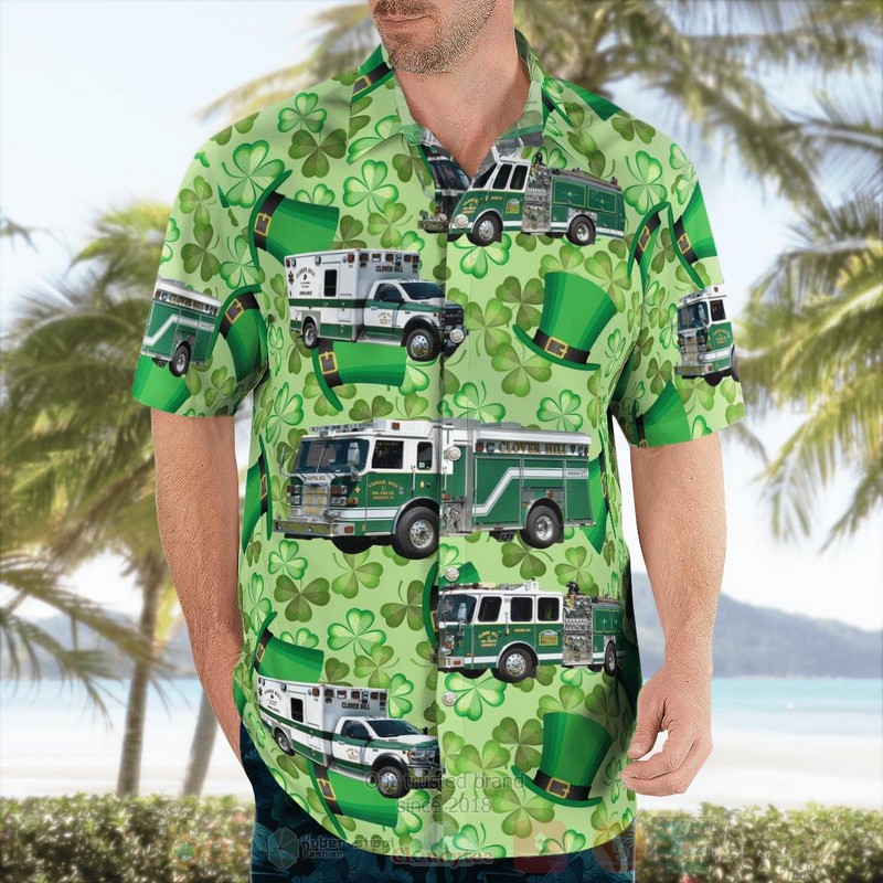 BEST Dayton, Rockingham County, Virginia, Clover Hill Volunteer Fire Company, St Patrick's Day 3D Aloha Shirt 4 BEST Dayton, Rockingham County, Virginia, Clover Hill Volunteer Fire Company, St Patrick's Day 3D Aloha Shirt word3