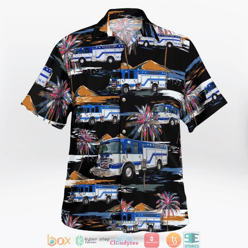 NEW DeLand Fire Department Hawaii Shirt 2