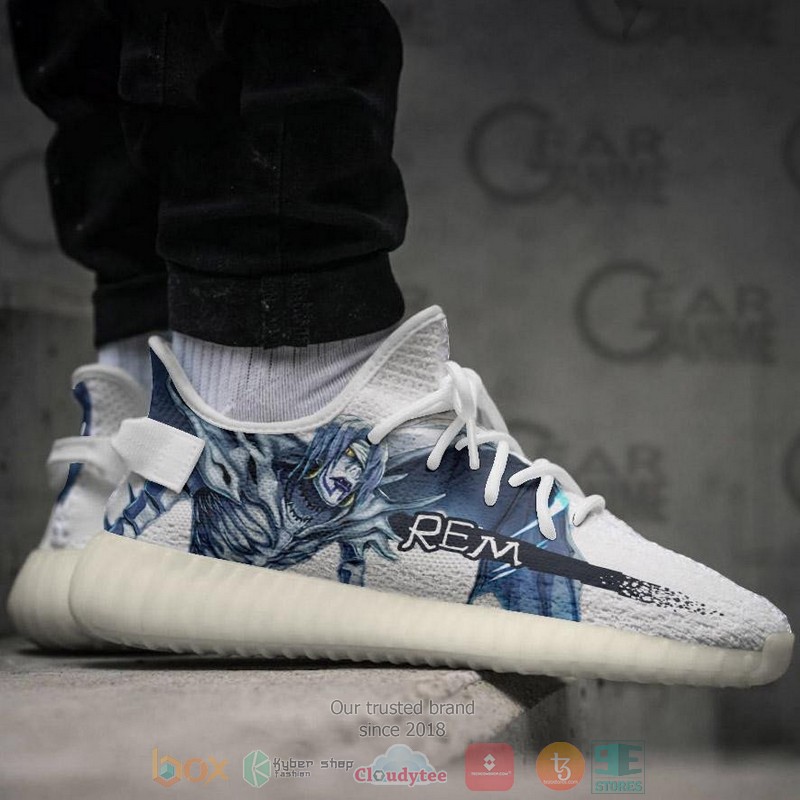BEST Death Note Rem Yeezy Shoes Sneaker 4 Death Note Rem Anime Yeezy Shoes 1 2 3