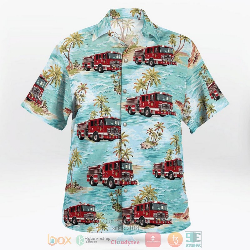 NEW Deepwater Fire Department Hawaii Shirt 3