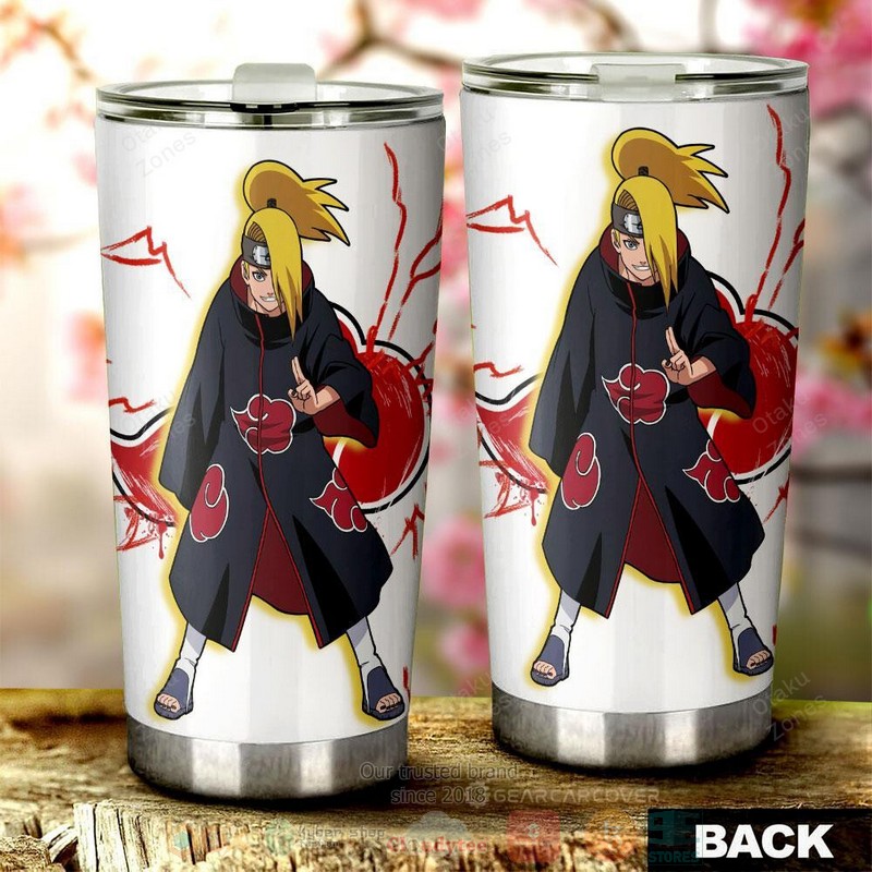 BEST Deidara Naruto Anime 3D Steel Tumbler 3 Deidara Naruto Anime Tumbler 1 2