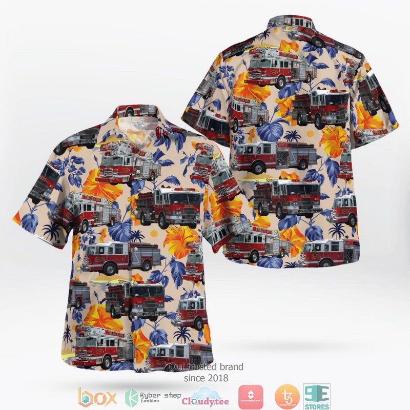Delaware County Pennsylvania Bethel Township Hose Company No 1 Hawaii 3D Shirt