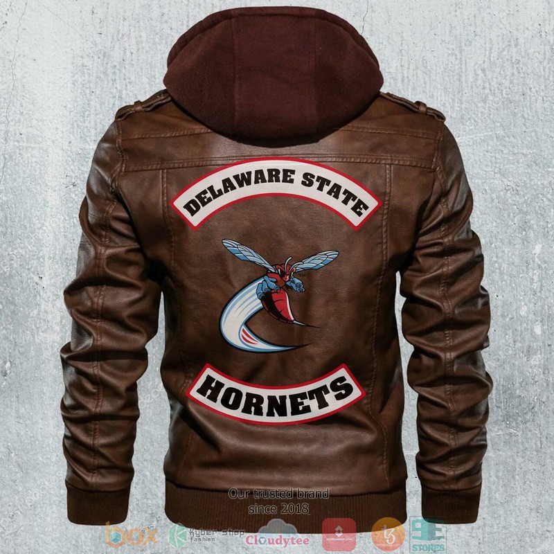 Delaware State Hornets NCAA Football Leather Jacket