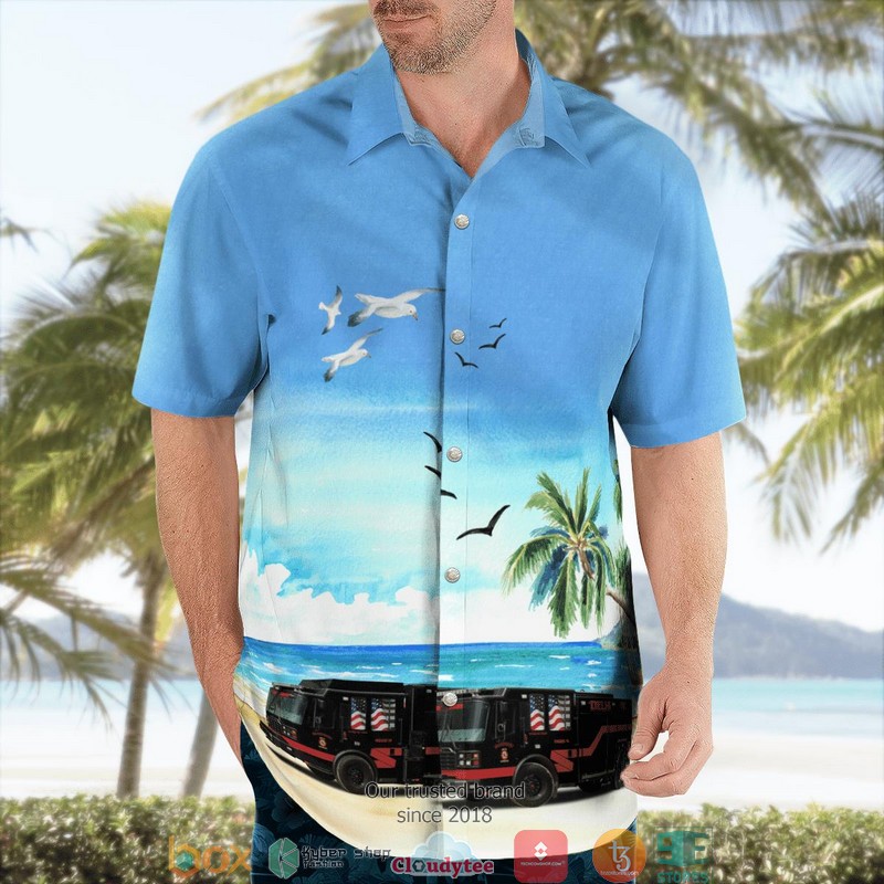 Delhi Louisiana Delhi Fire Department 3D Hawaii Shirt 3 Delhi Louisiana Delhi Fire Department 3D Hawaii Shirt 1 2