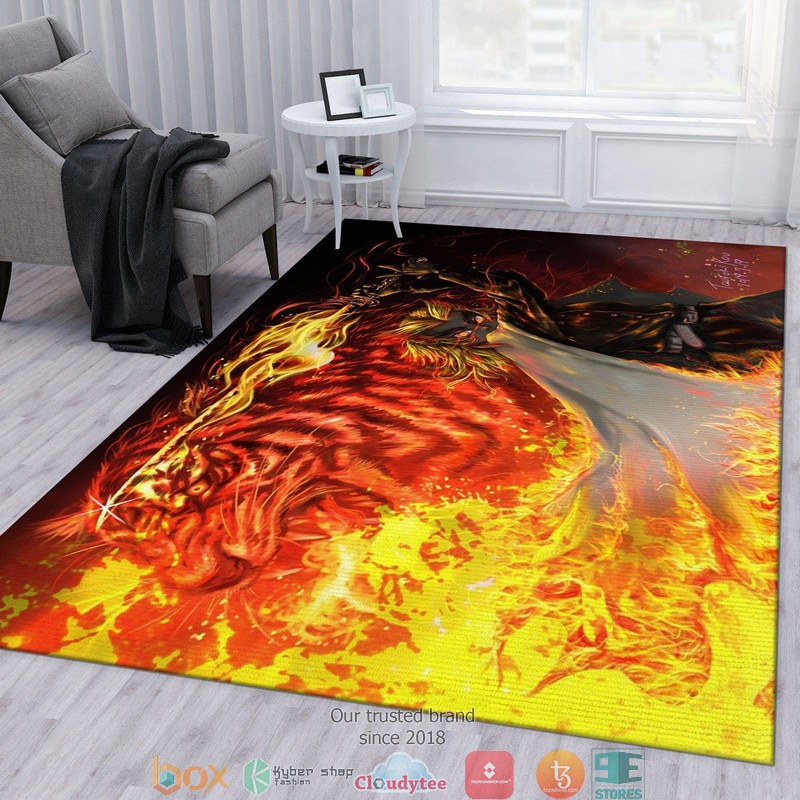 Demon Slayder Anime V8 Rug Carpet