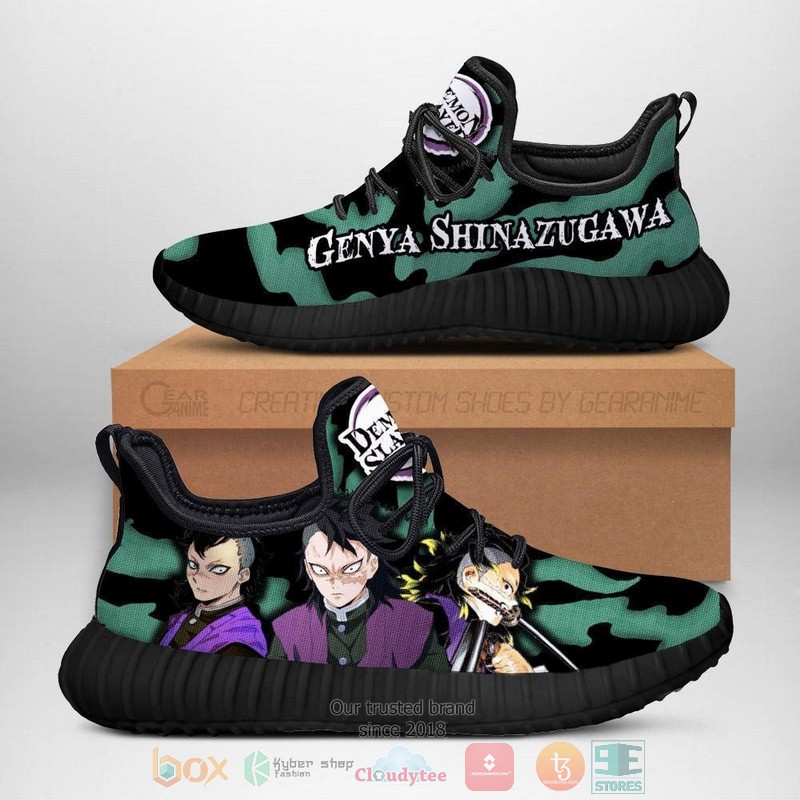 Demon Slayer Genya Shinazugawa Anime Reze Shoes