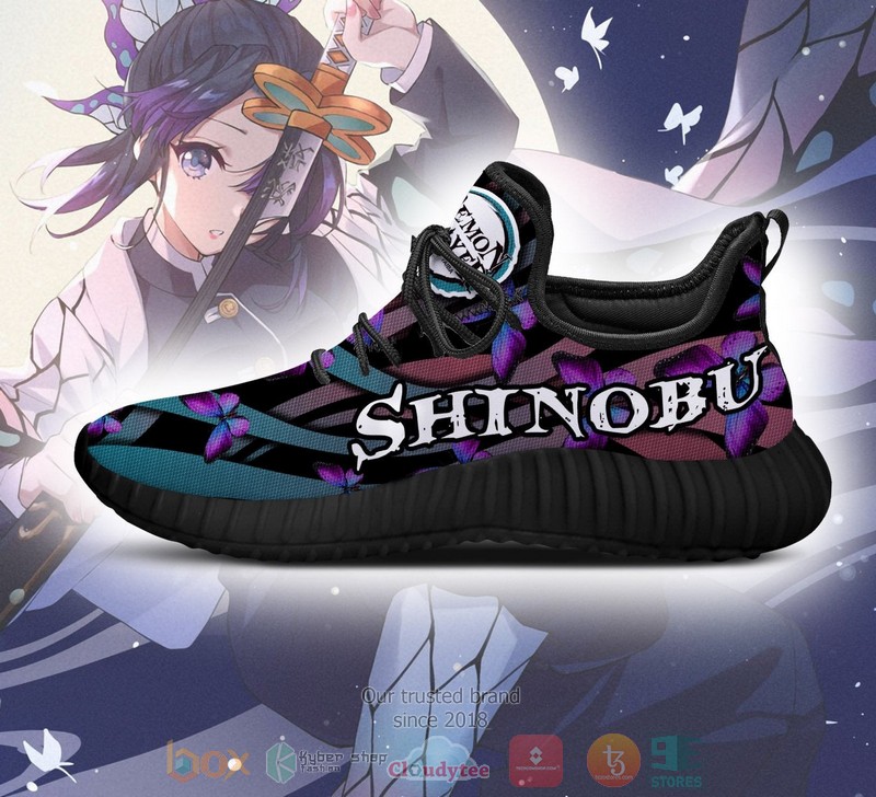 BEST Demon Slayer Shinobu Kocho Reze Shoes Sneaker 4 Demon Slayer Shinobu Kocho Anime Reze Shoes 1 2 3