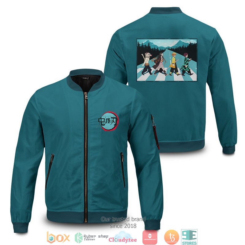 Demon Slayer Walk Bomber Jacket word1