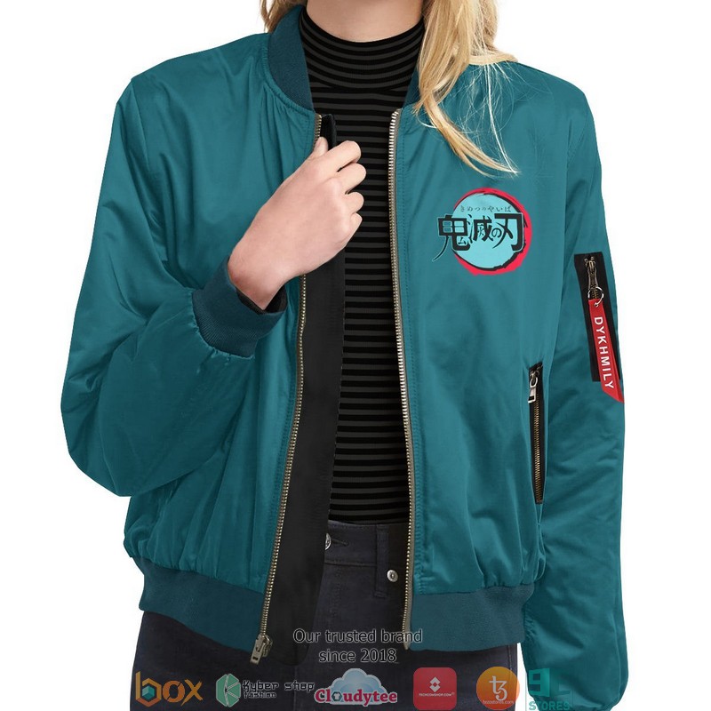 Demon Slayer Walk Bomber Jacket word2