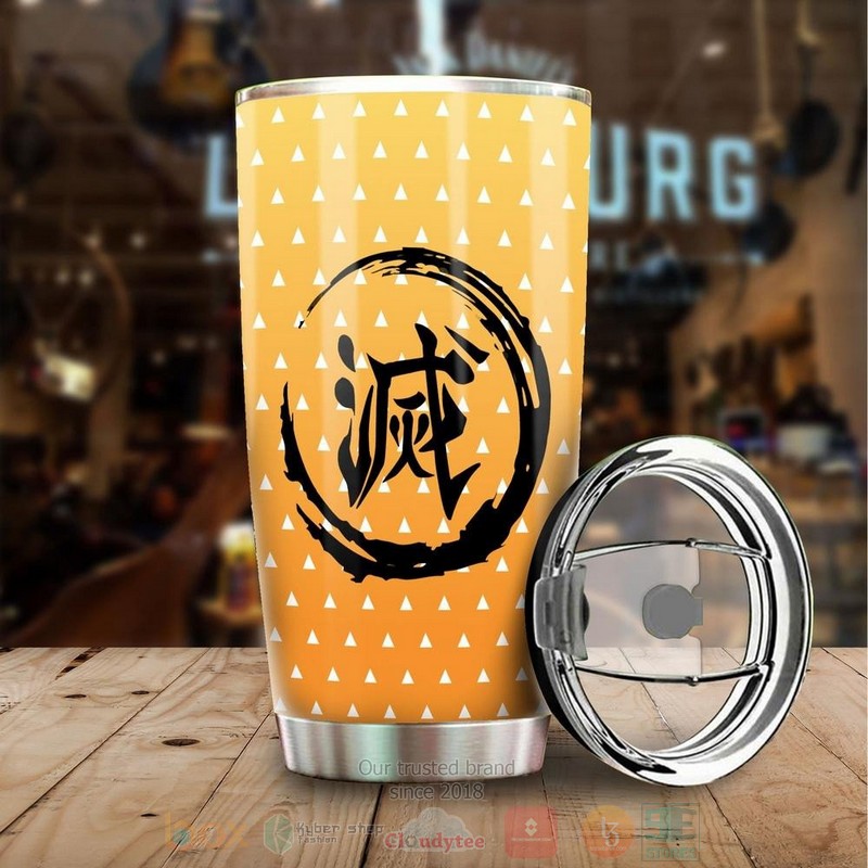 Demon Slayer Zenitsu Accessories Anime Tumbler