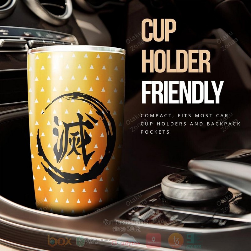 Demon Slayer Zenitsu Accessories Anime Tumbler 1