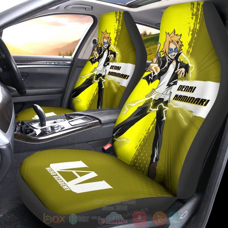 Denki Kaminari My Hero Academia Anime Car Seat Cover 1