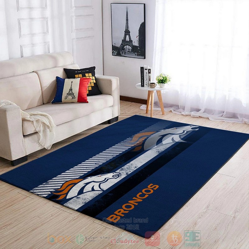 Denver Broncos NFL Team Area Rugs 1