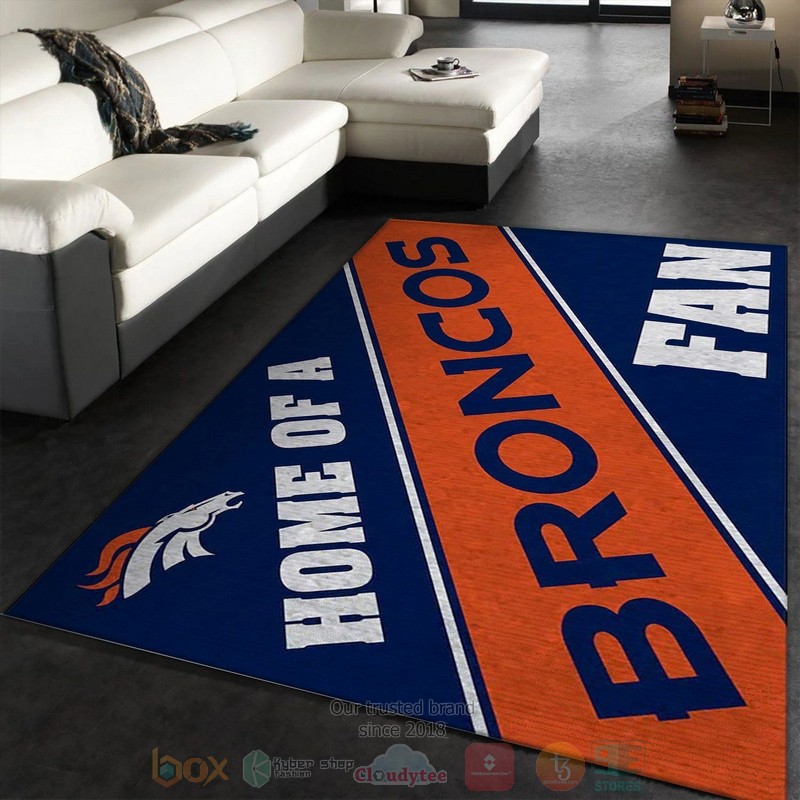 Denver Broncos Team NFL Area Rugs