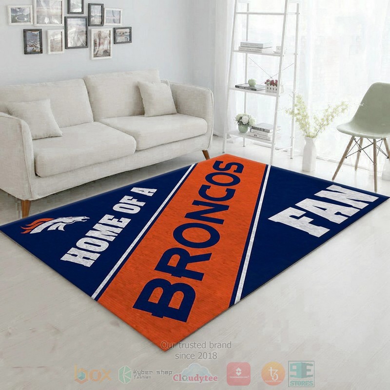 Denver Broncos Team NFL Area Rugs 1