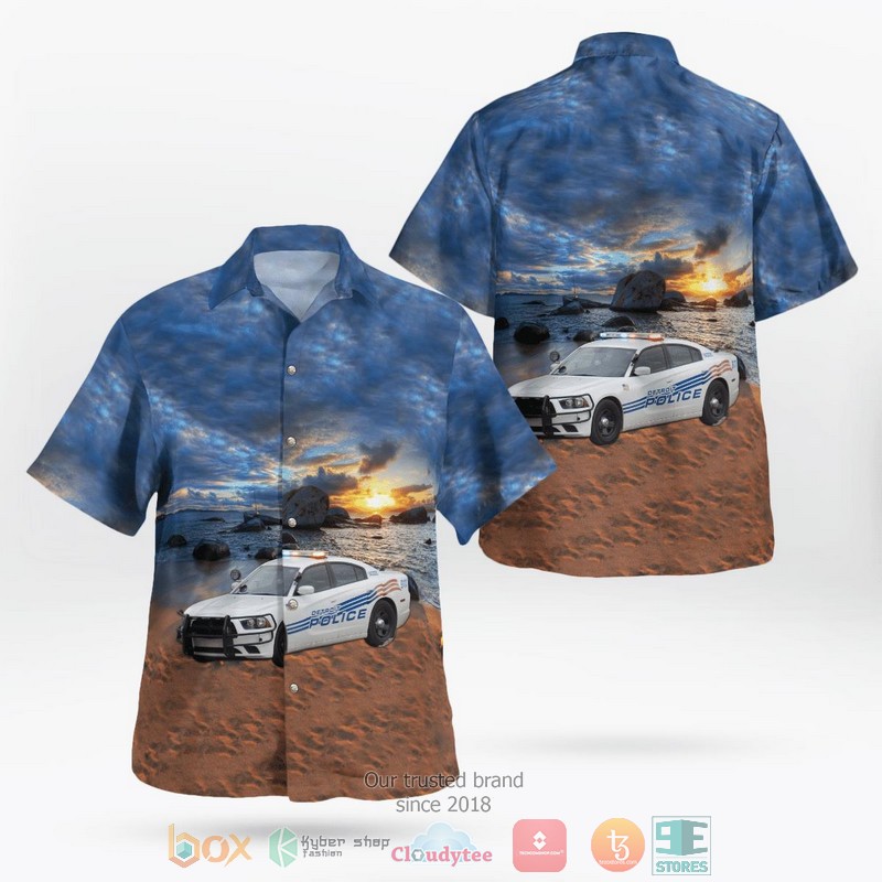 Detroit Police Department Detroit Michigan Hawaiian Shirt word3