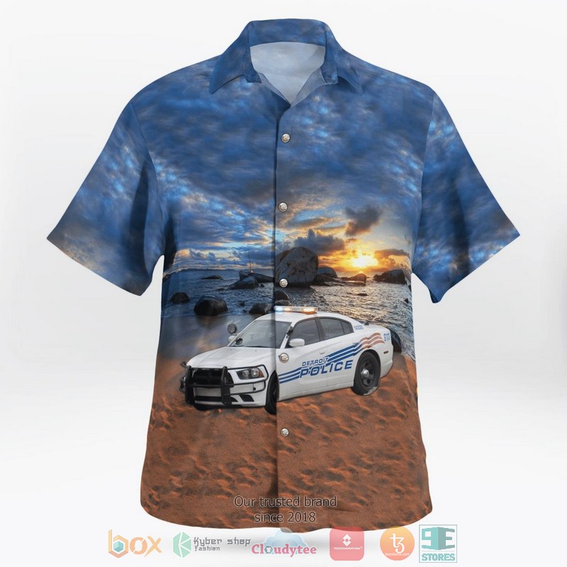 Detroit Police Department Detroit Michigan Hawaiian Shirt 3 Detroit Police Department Detroit Michigan Hawaiian Shirt word2