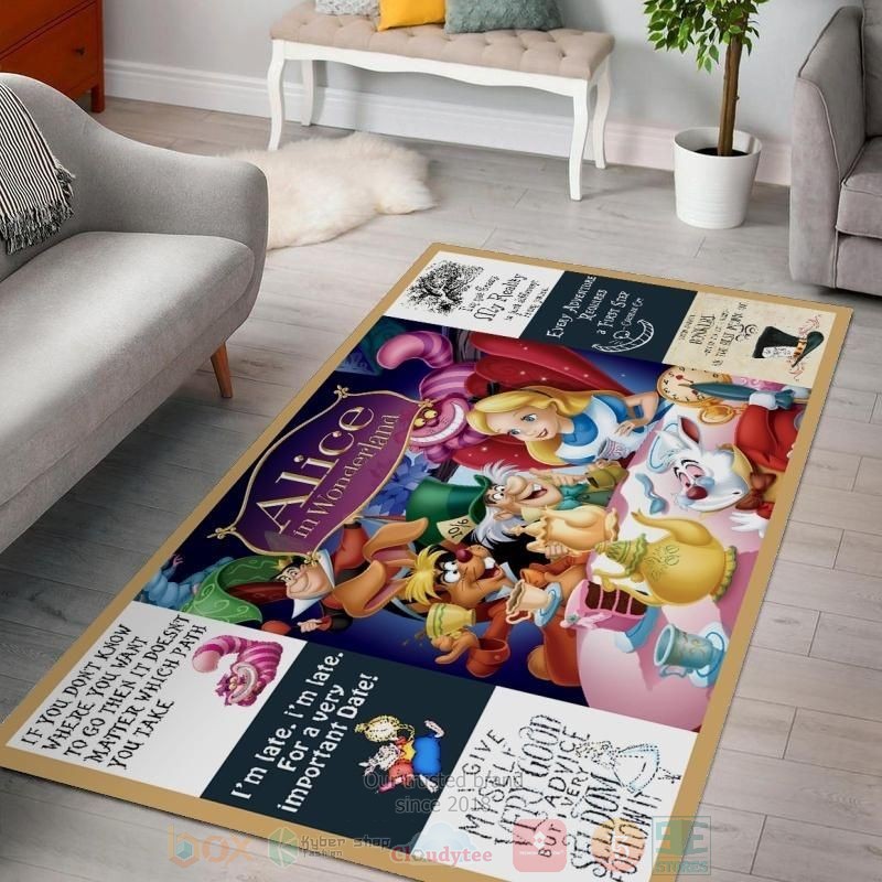 Disneys Alice In Wonderland Area Rugs