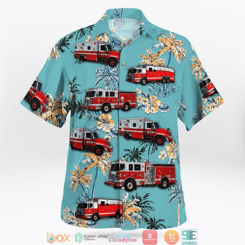 NEW District of Columbia Fire and Emergency Medical Services Department Hawaii Shirt 14
