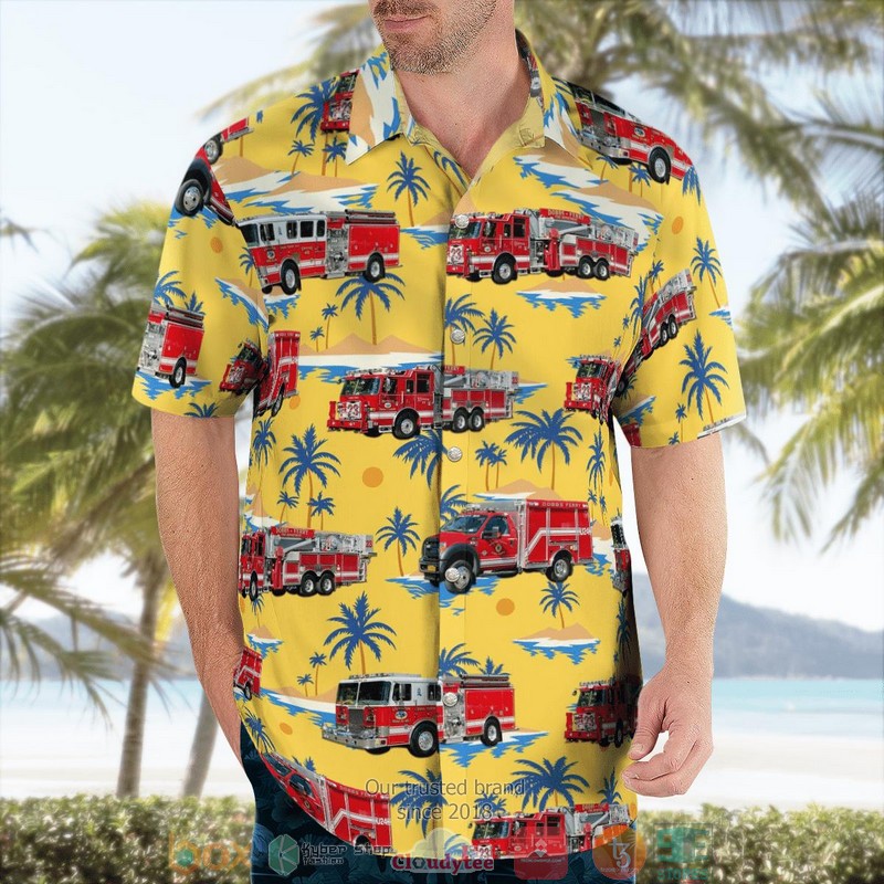 Dobbs Ferry Westchester County New York Dobbs Ferry Fire Department Hawaiian shirt word2