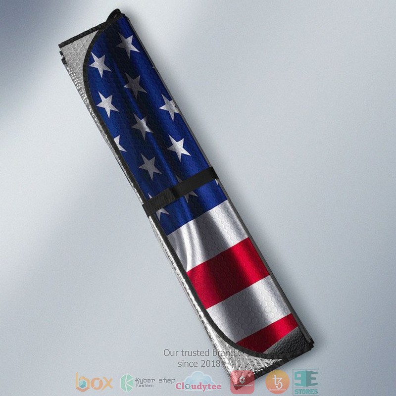 NEW Doberman Pinscher And American Flag Independent Day 3D Car Sunshade 3 NEW Doberman Pinscher And American Flag Independent Day 3D Car Sunshade word3