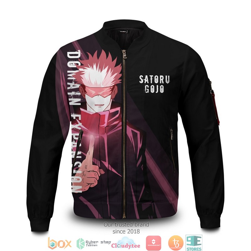 Domain Expansion Bomber Jacket word1