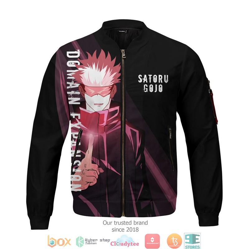 Domain Expansion Bomber Jacket 3 Domain Expansion Bomber Jacket word3