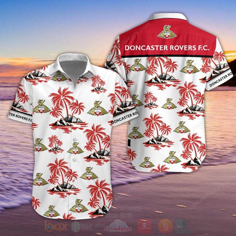 BEST Doncaster Rovers Aloha Shirt, Short-Pants 1 BEST Doncaster Rovers Aloha Shirt, Short-Pants word2