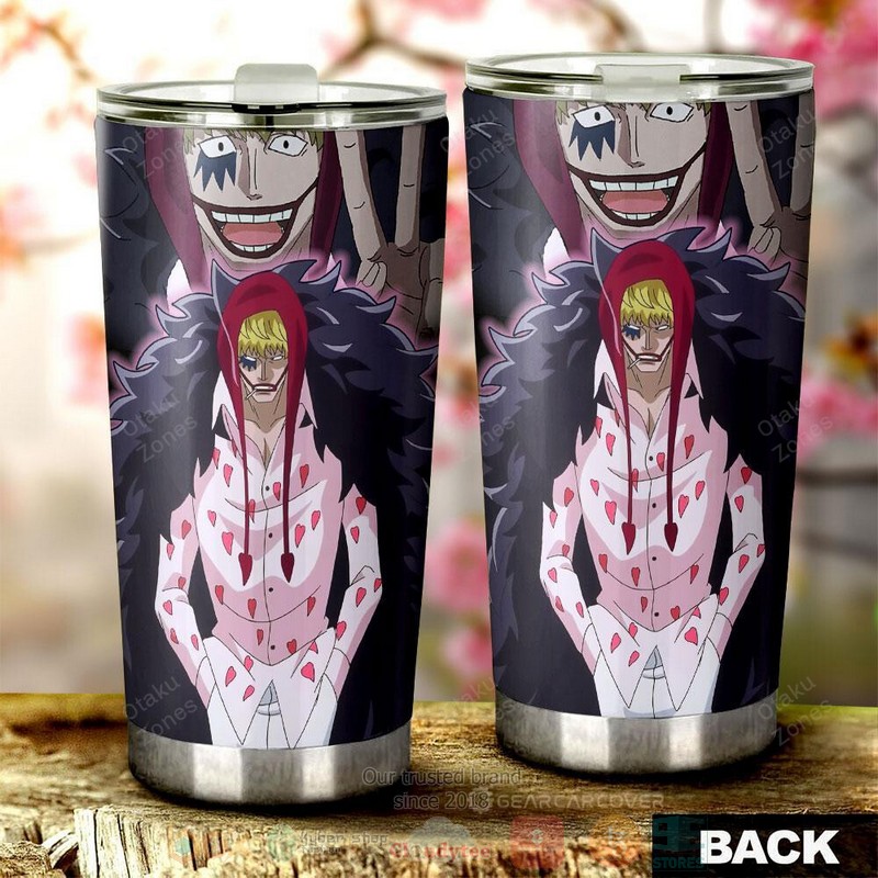 BEST Donquixote Rosinante One Piece Anime 3D Steel Tumbler 3 Donquixote Rosinante One Piece Anime Tumbler 1 2