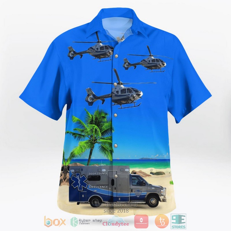 Door County EMS Hawaiian Shirt 3 Door County EMS Hawaiian Shirt word3