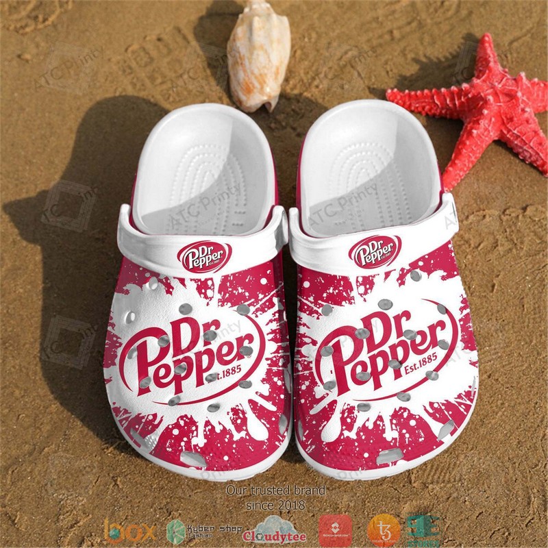 Dr Pepper Red Crocband Clogs