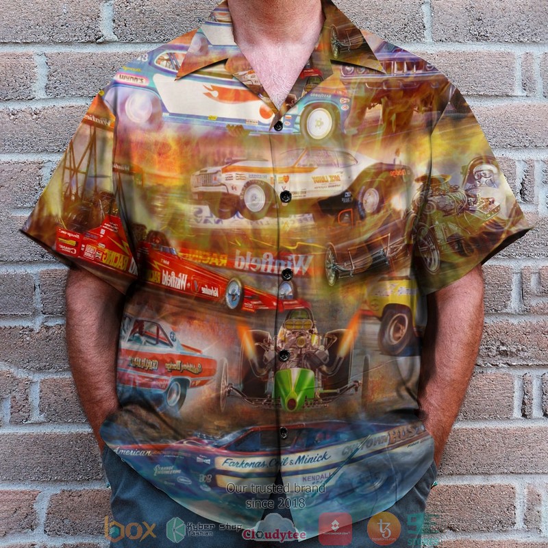 BEST Drag Racing Drag Car Pattern Hawaii Shirt 3 BEST Drag Racing Drag Car Pattern Hawaii Shirt word1
