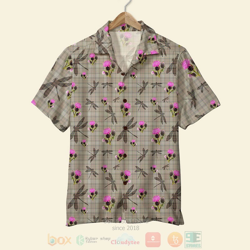 BEST Dragonfly And Thistle 3D Aloha Shirt
