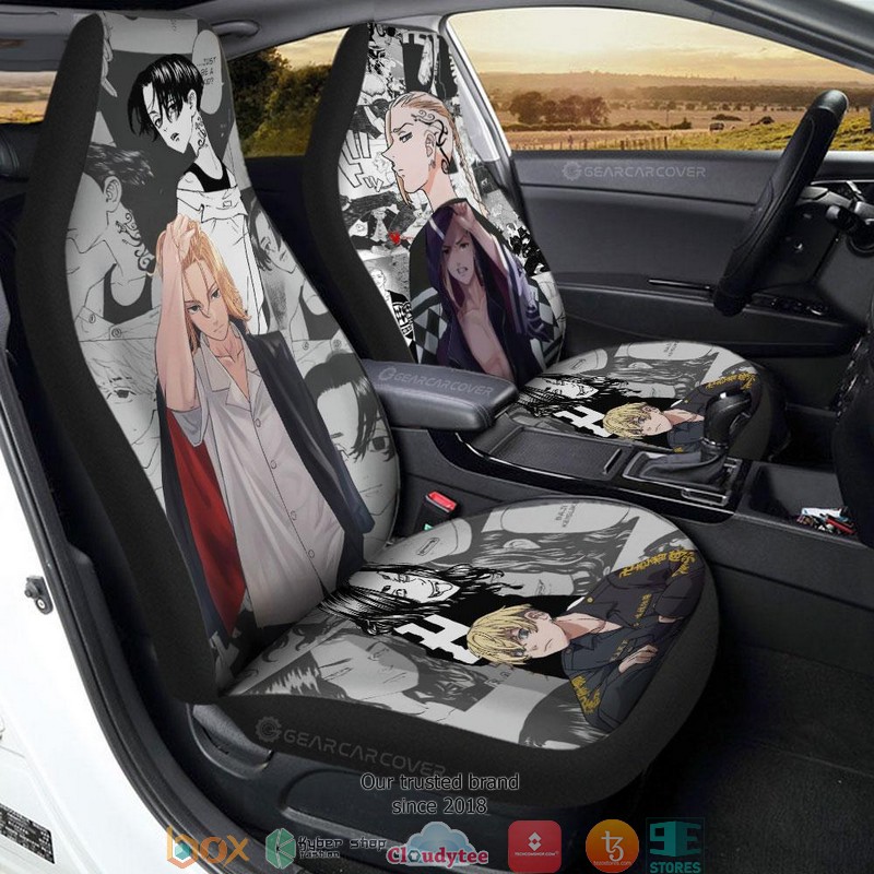 Draken And Mikey Tokyo Revengers Anime Car Seat Cover 9 Draken And Mikey Tokyo Revengers Anime Car Seat Cover