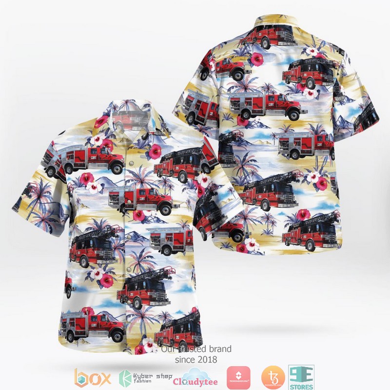 Draper Utah Draper City Fire Department 3D Hawaii Shirt