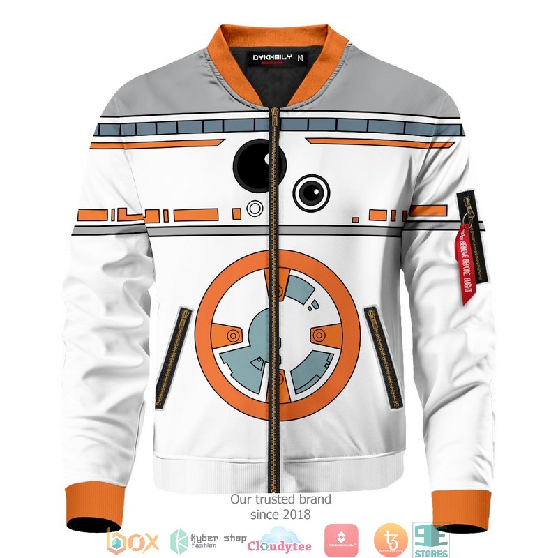 Droid BB8 Bomber Jacket word1