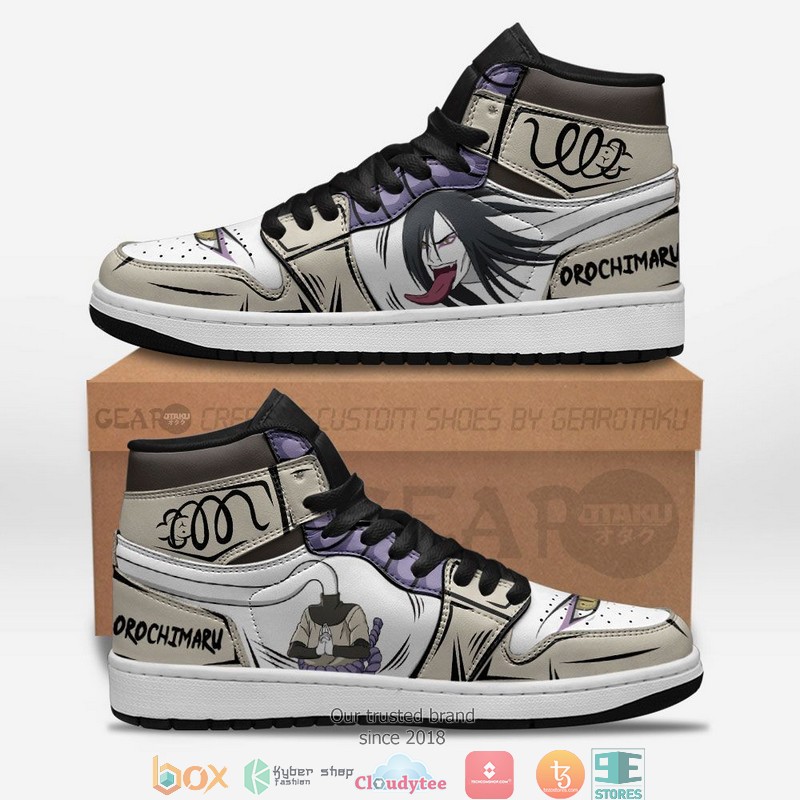 Orochimaru Snake NRT Anime Air Jordan High Top Shoes