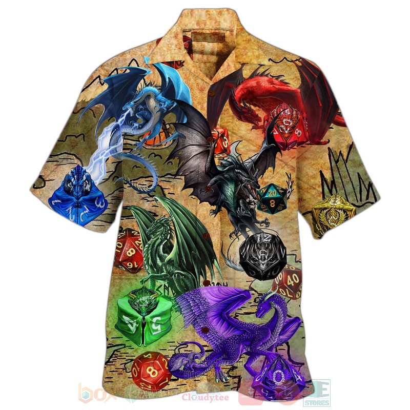BEST Dungeons & Dragons World 3D Aloha Shirt word1