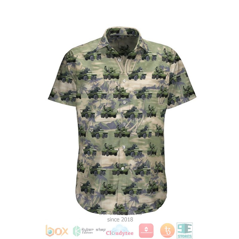 EBRC Jaguar French Army Hawaiian Shirt