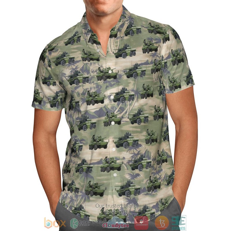 EBRC Jaguar French Army Hawaiian Shirt 2 EBRC Jaguar French Army Hawaiian Shirt 1