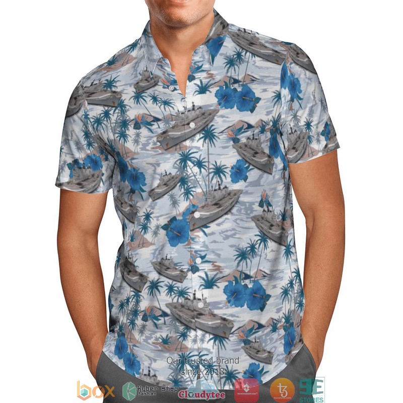 RN Historical Invincible-class Aircraft Carrier Limited Hawaiian Shirt 2 RN Historical Invincible-class Aircraft Carrier Limited Hawaiian Shirt word2