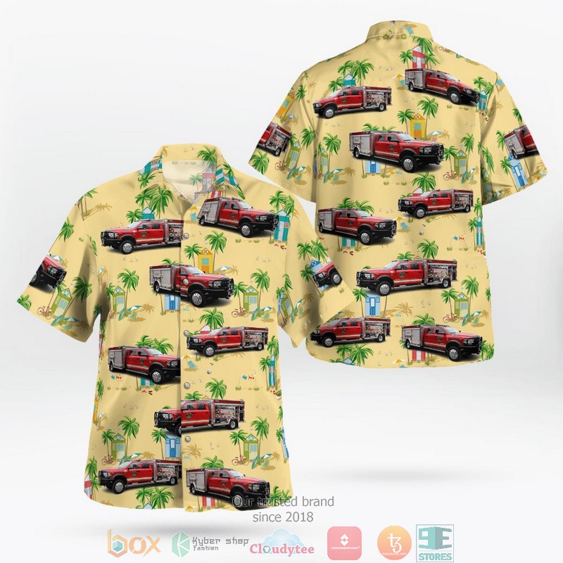 NEW Edgerton Trimble Fire Protection District Hawaii Shirt word1