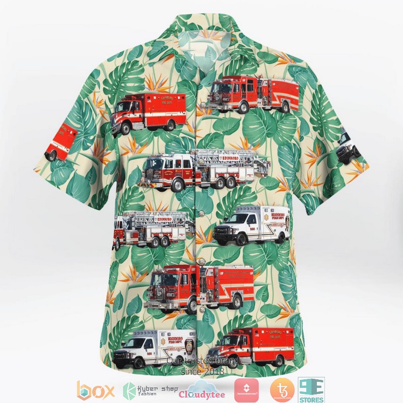 Edinboro Erie County Pennsylvania Edinboro Volunteer Fire Department 3D Hawaii Shirt 2 Edinboro Erie County Pennsylvania Edinboro Volunteer Fire Department 3D Hawaii Shirt 1
