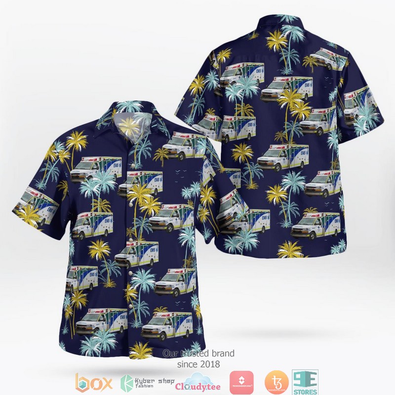 Edmonton Alberta Canada Alberta Health Services EMS Hawaii 3D Shirt