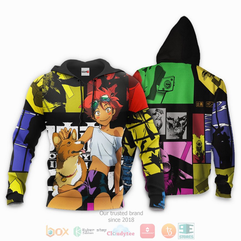 NEW Edward Wong Hau Pepelu Tivrusky IV Cowboy Bebop Anime Full Printed 3D Sweater, Hoodie 3 Edward Wong Hau Pepelu Tivrusky IV Cowboy Bebop Anime 3D Hoodie Bomber Jacket 1 2