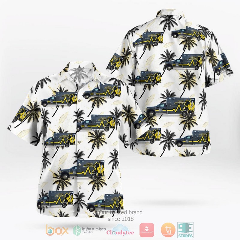 Elgin Minnesota Elgin Ambulance Service Hawaiian Shirt word2
