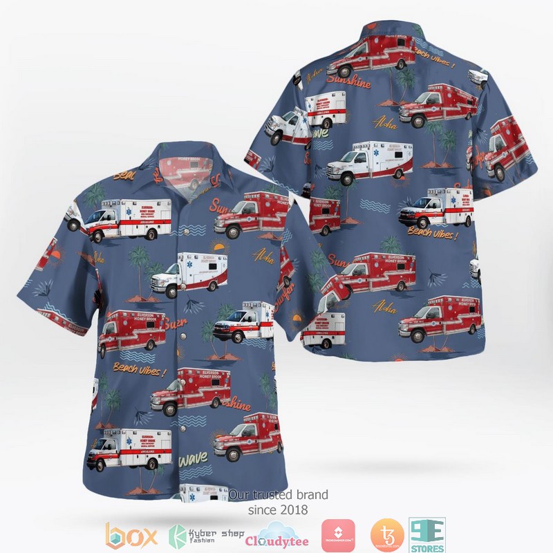 Elverson Chester County Pennsylvania Elverson Honey Brook Area EMS 3D Hawaii Shirt