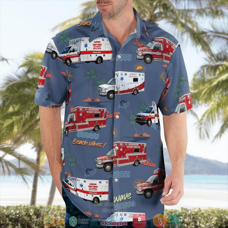Elverson Chester County Pennsylvania Elverson Honey Brook Area EMS 3D Hawaii Shirt 1 2